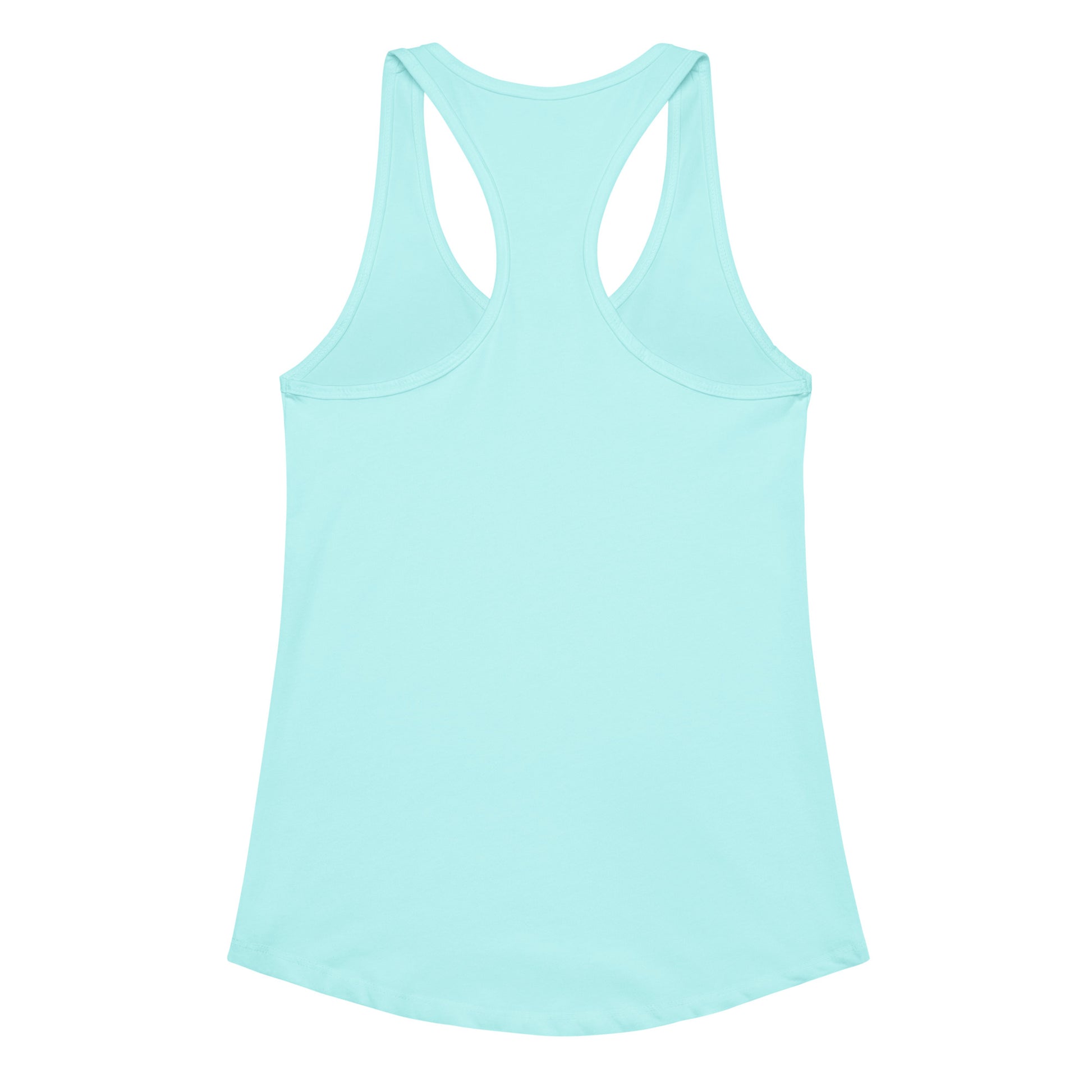 Light blue tank top on a white background