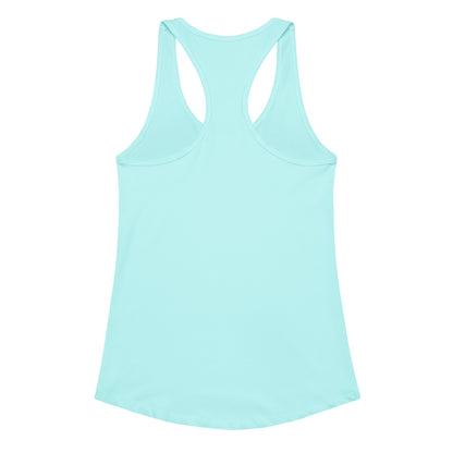 Light blue tank top on a white background