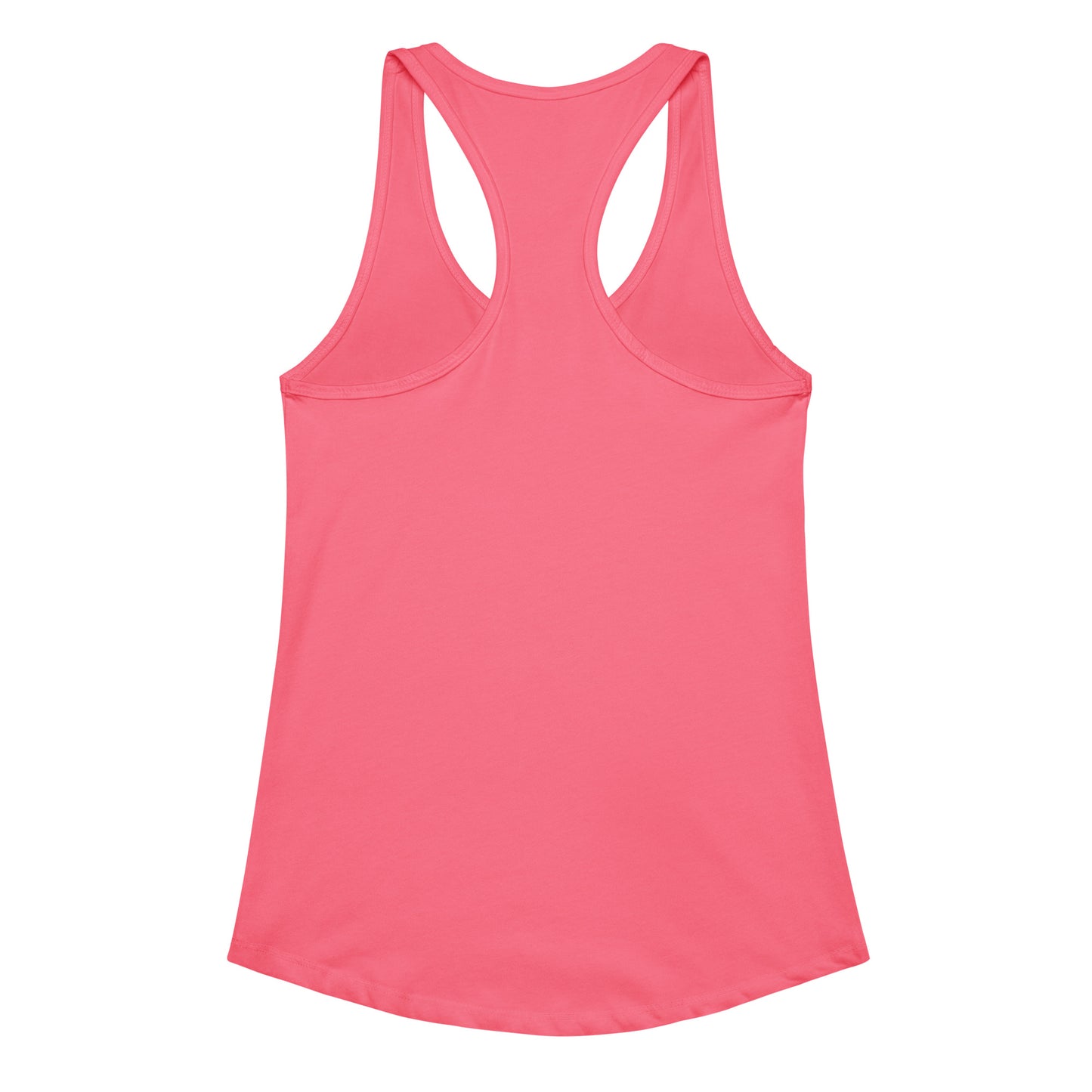 Pink tank top on a white background