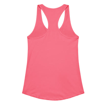 Pink tank top on a white background