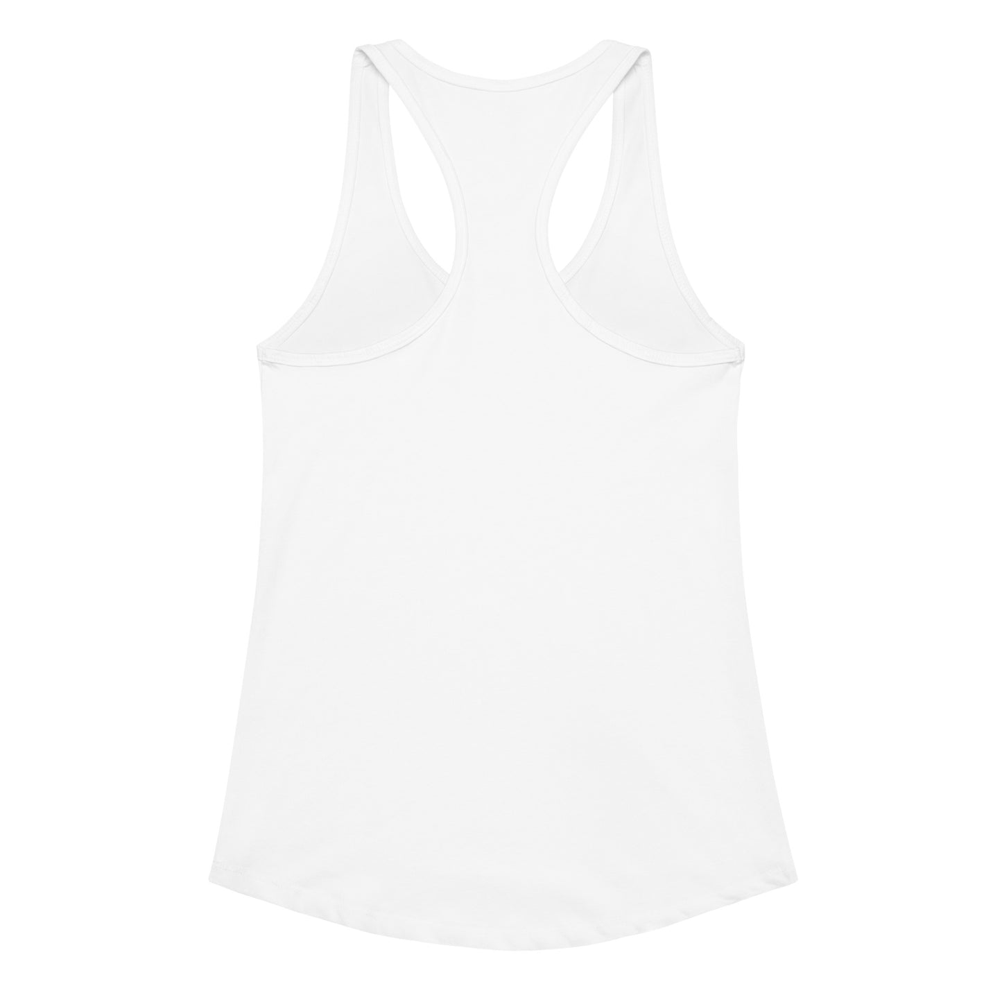 White tank top on a white background