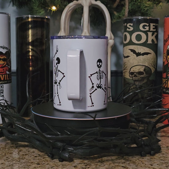  Metal Spooky, Dancing Skeleton mugg